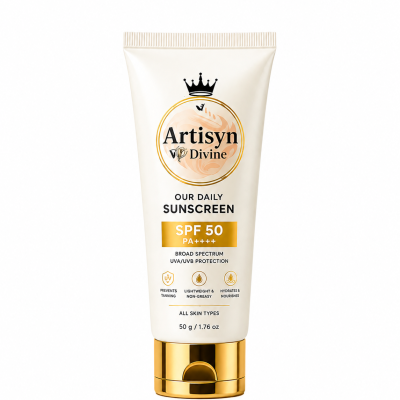 Artisyn Divine®  Sunscreen SPF 50 PA++++ | Broad Spectrum UV Protection