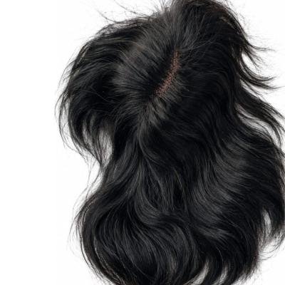 Premium 5D Tissued Base Hair Patch – 100% Human Hair | Single Hair Hand-Knotted | Multi-Direction Parting