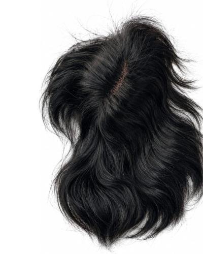Premium 5D Tissued Base Hair Patch – 100% Human Hair | Single Hair Hand-Knotted | Multi-Direction Parting